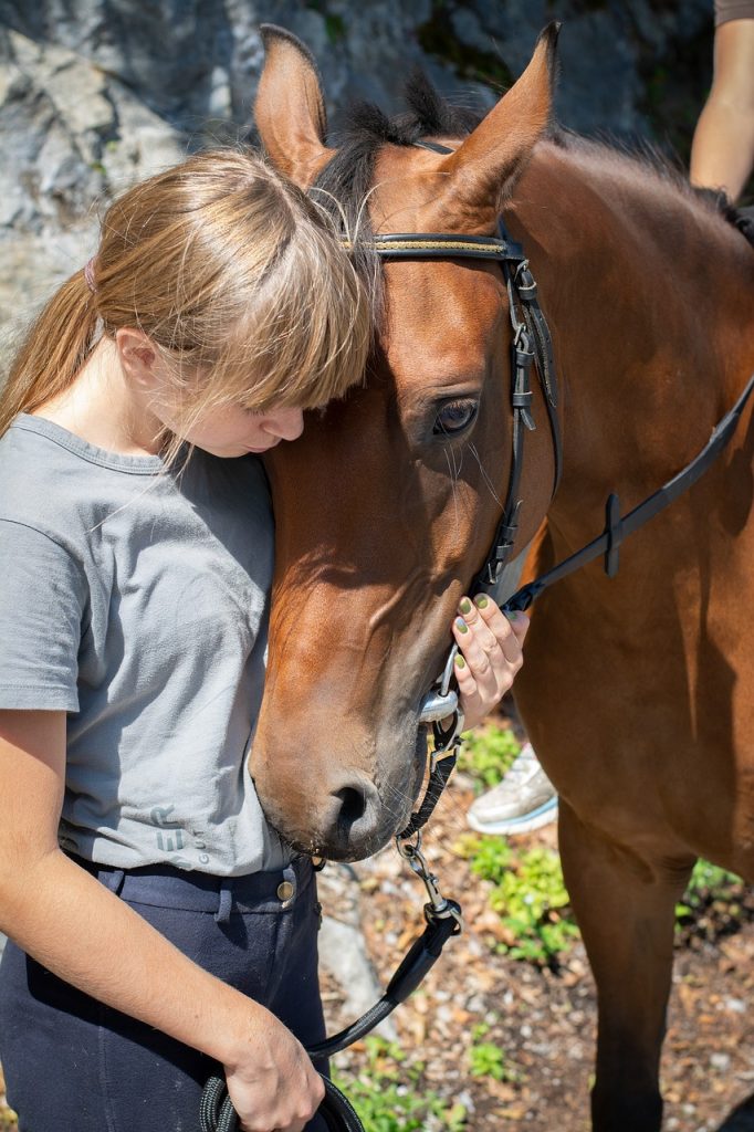 girl, horse, pony, horse riding, love, horse love, nature, together, friends, love for animals, affection, trust